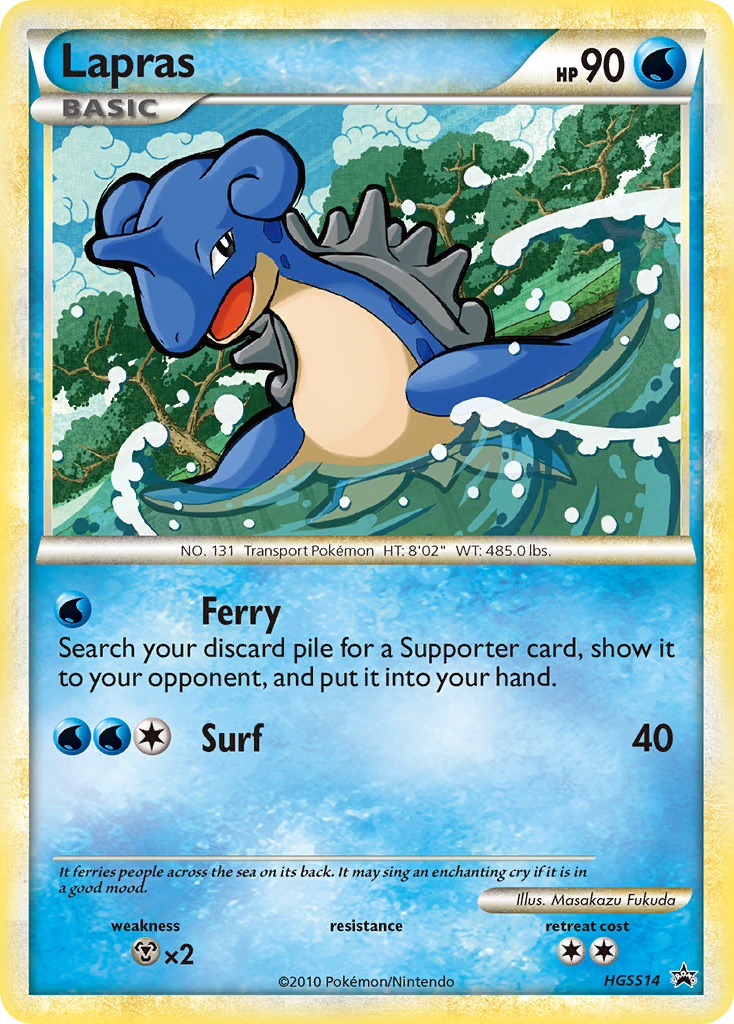 Lapras (HGSS14) [HeartGold & SoulSilver: Black Star Promos] | Tabernacle Games