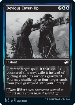 Devious Cover-Up [Innistrad: Double Feature] | Tabernacle Games