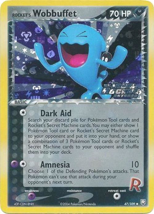 Rocket's Wobbuffet (47/109) (Stamped) [EX: Team Rocket Returns] | Tabernacle Games