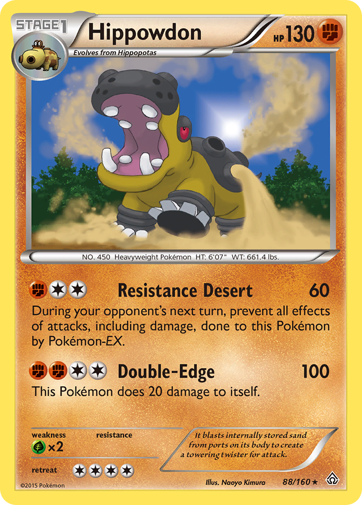 Hippowdon (88/160) [XY: Primal Clash] | Tabernacle Games