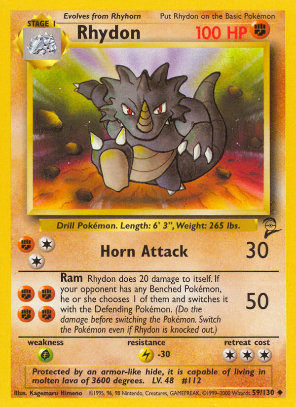 Rhydon (59/130) [Base Set 2] | Tabernacle Games