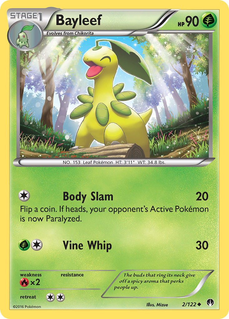 Bayleef (2/122) [XY: BREAKpoint] | Tabernacle Games