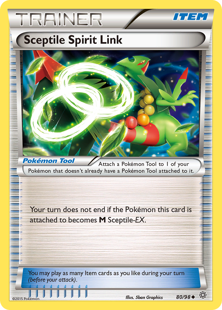 Sceptile Spirit Link (80/98) [XY: Ancient Origins] | Tabernacle Games