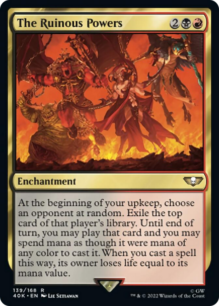 The Ruinous Powers (Surge Foil) [Universes Beyond: Warhammer 40,000] | Tabernacle Games