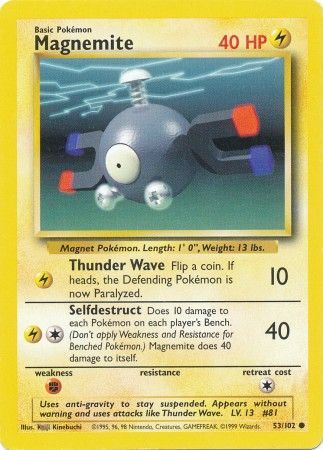 Magnemite (53/102) [Base Set Unlimited] | Tabernacle Games