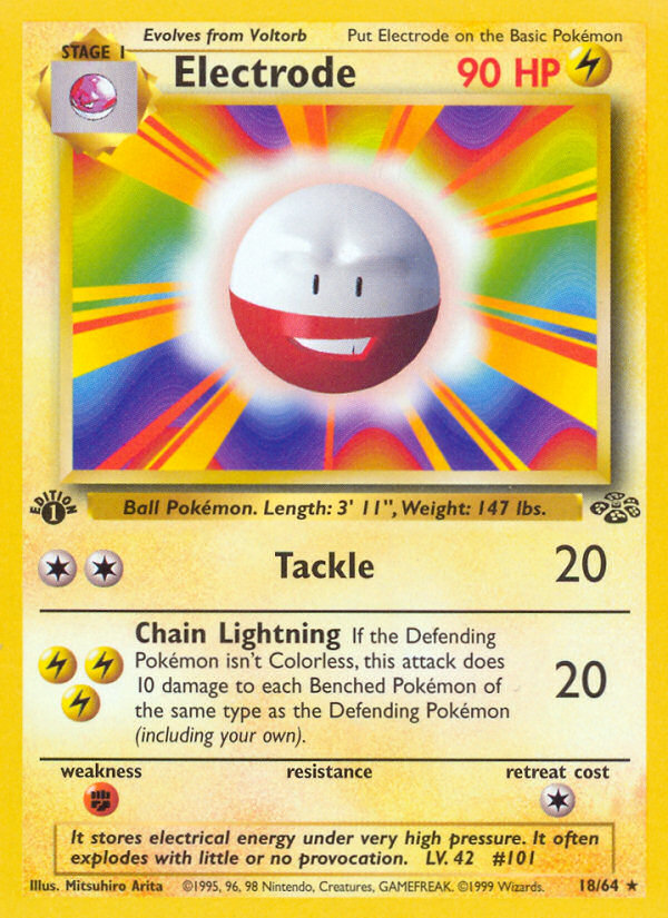 Electrode (18/64) [Jungle 1st Edition] | Tabernacle Games