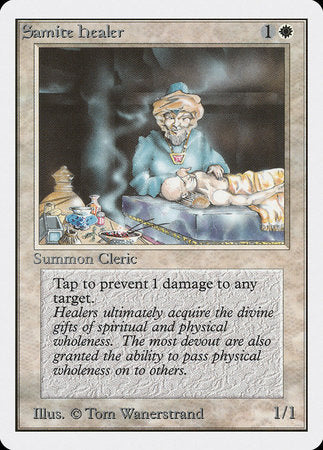 Samite Healer [Unlimited Edition] | Tabernacle Games