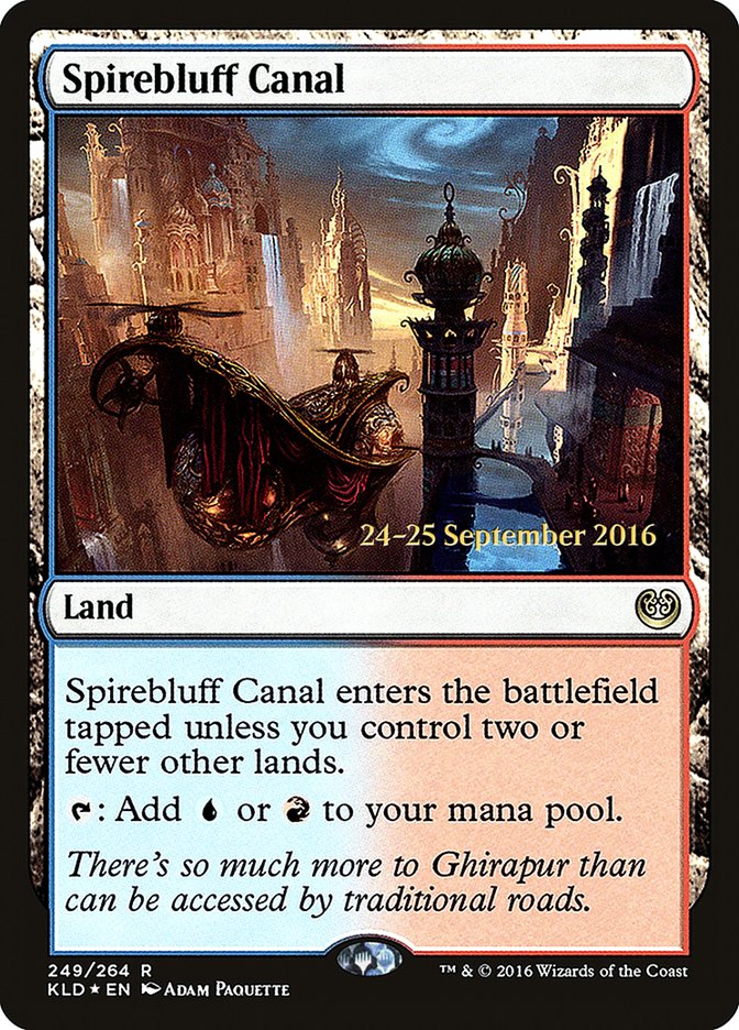 Spirebluff Canal  [Kaladesh Prerelease Promos] | Tabernacle Games