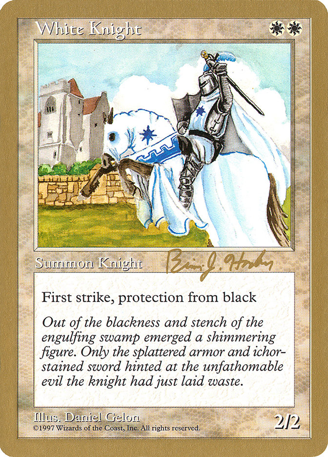 White Knight (Brian Hacker) [World Championship Decks 1998] | Tabernacle Games
