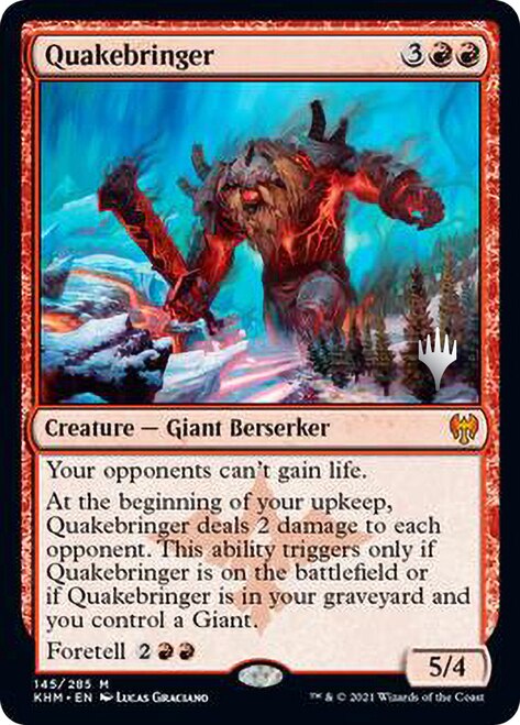 Quakebringer [Kaldheim Promo Pack] | Tabernacle Games