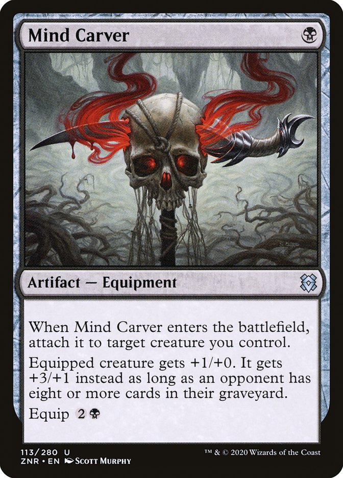 Mind Carver [Zendikar Rising] | Tabernacle Games