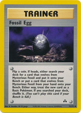 Fossil Egg (72/75) [Neo Discovery Unlimited] | Tabernacle Games