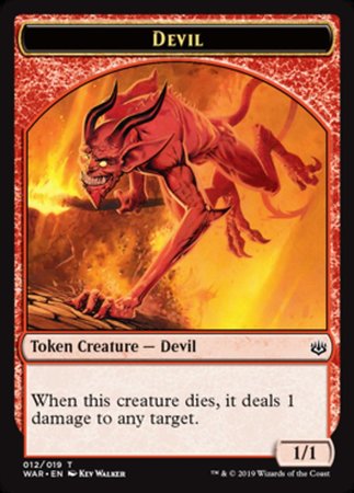 Devil Token [War of the Spark Tokens] | Tabernacle Games