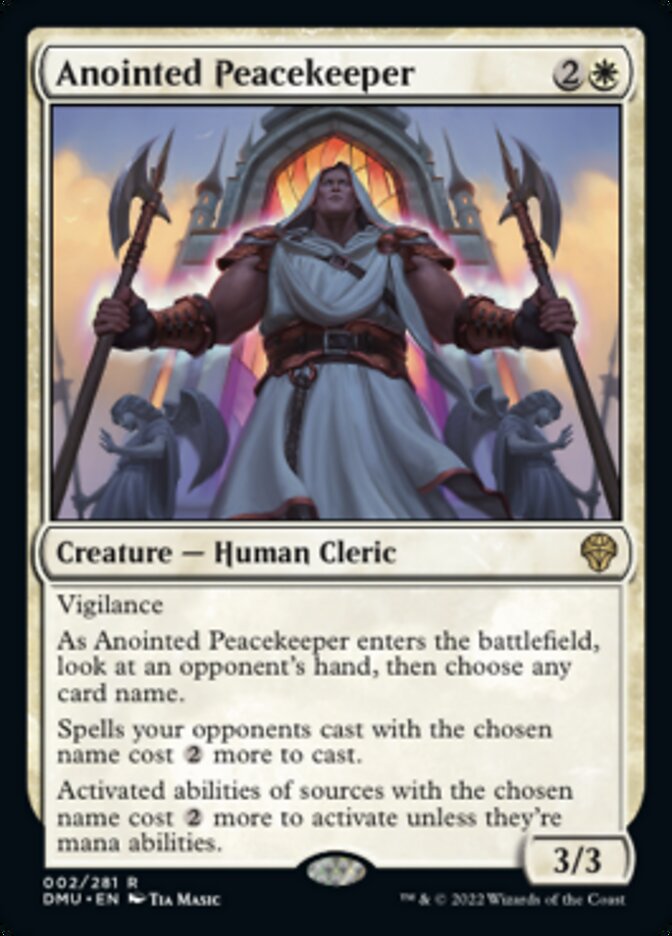 Anointed Peacekeeper [Dominaria United] | Tabernacle Games