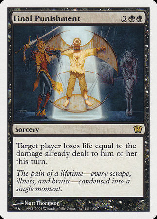 Final Punishment [Ninth Edition] | Tabernacle Games