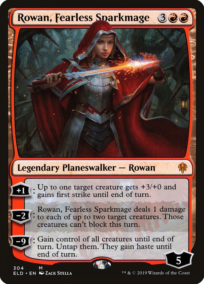 Rowan, Fearless Sparkmage [Throne of Eldraine] | Tabernacle Games