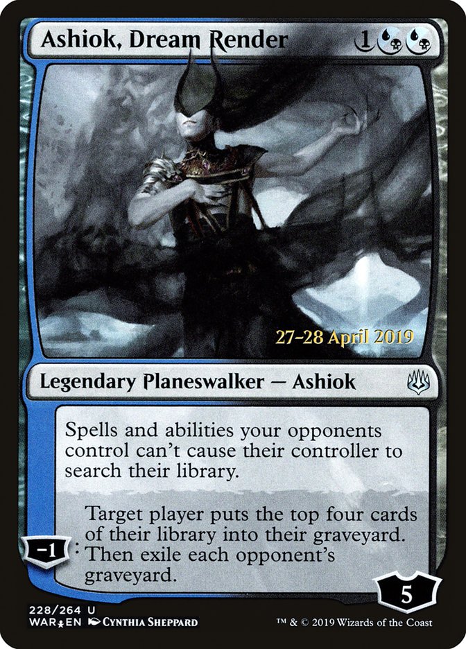 Ashiok, Dream Render  [War of the Spark Prerelease Promos] | Tabernacle Games