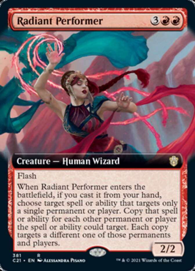 Radiant Performer (Extended) [Commander 2021] | Tabernacle Games