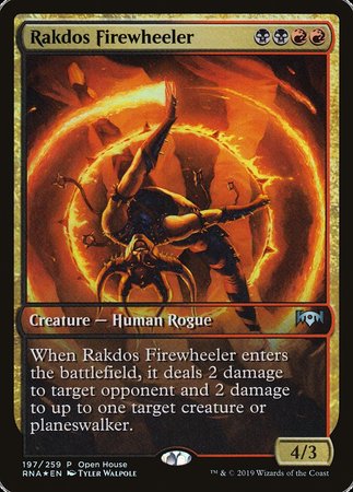 Rakdos Firewheeler [Ravnica Allegiance Promos] | Tabernacle Games