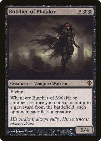 Butcher of Malakir [Worldwake] | Tabernacle Games