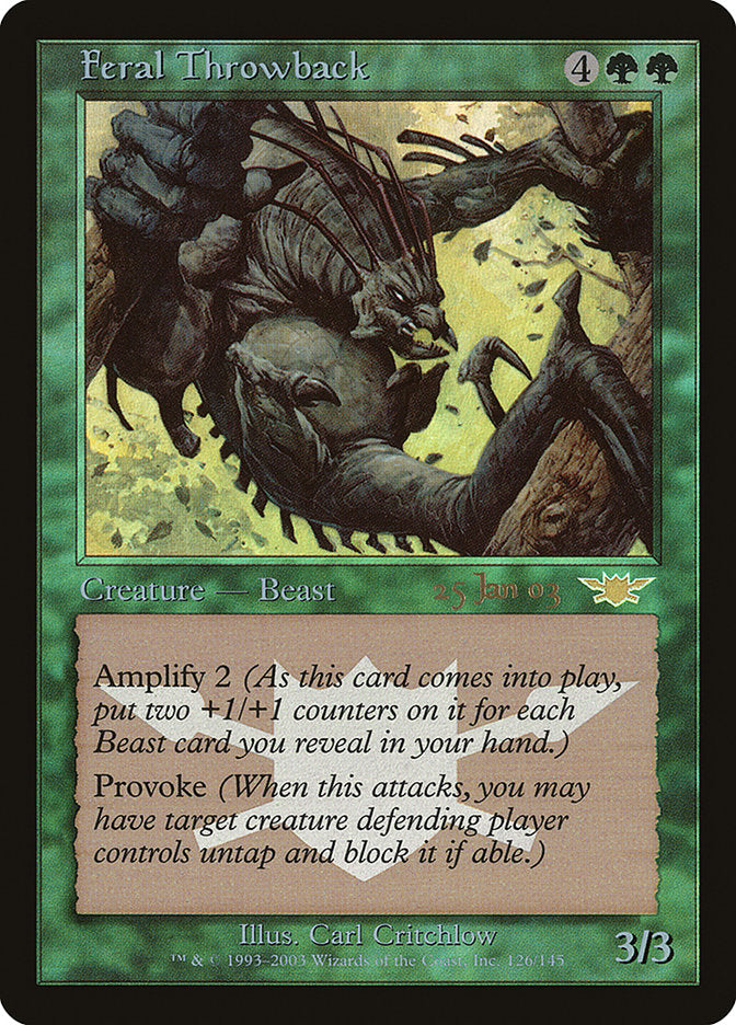 Feral Throwback [Legions Promos] | Tabernacle Games