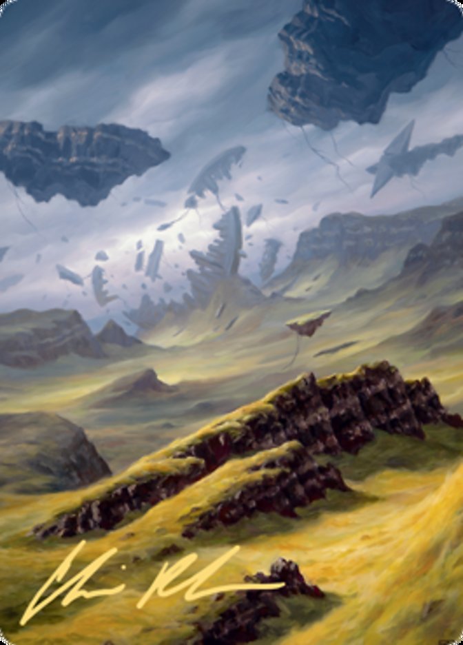 Plains 3 Art Card (Gold-Stamped Signature) [Zendikar Rising Art Series] | Tabernacle Games