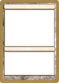 2003 World Championship Blank Card [World Championship Decks 2003] | Tabernacle Games