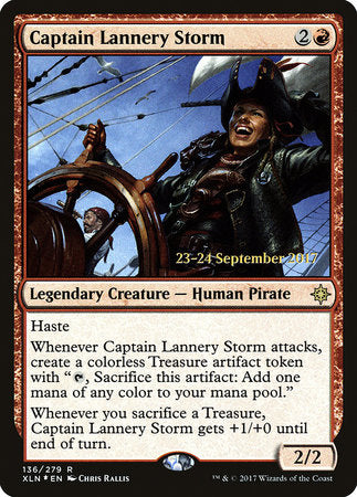 Captain Lannery Storm [Ixalan Promos] | Tabernacle Games