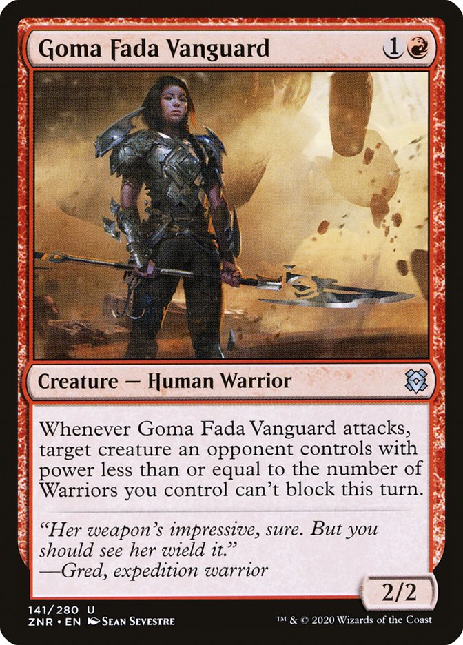 Goma Fada Vanguard [Zendikar Rising] | Tabernacle Games