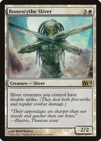 Bonescythe Sliver [Duels of the Planeswalkers Promos 2013] | Tabernacle Games