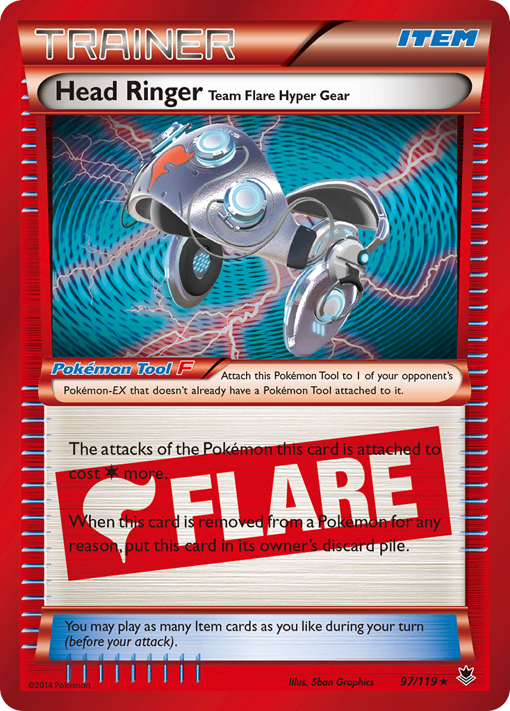 Head Ringer Team Flare Hyper Gear (97/119) [XY: Phantom Forces] | Tabernacle Games