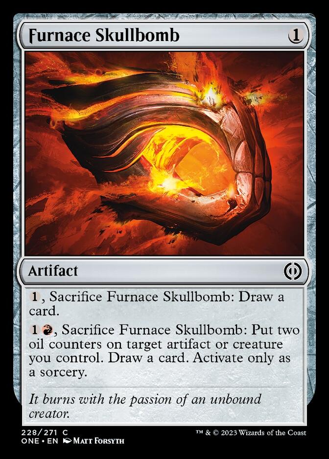 Furnace Skullbomb [Phyrexia: All Will Be One] | Tabernacle Games