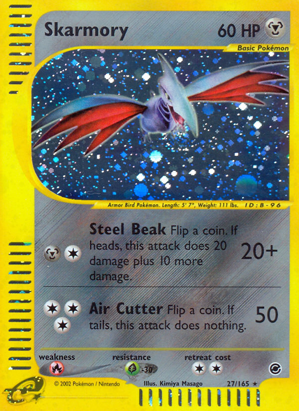 Skarmory (27/165) [Expedition: Base Set] | Tabernacle Games