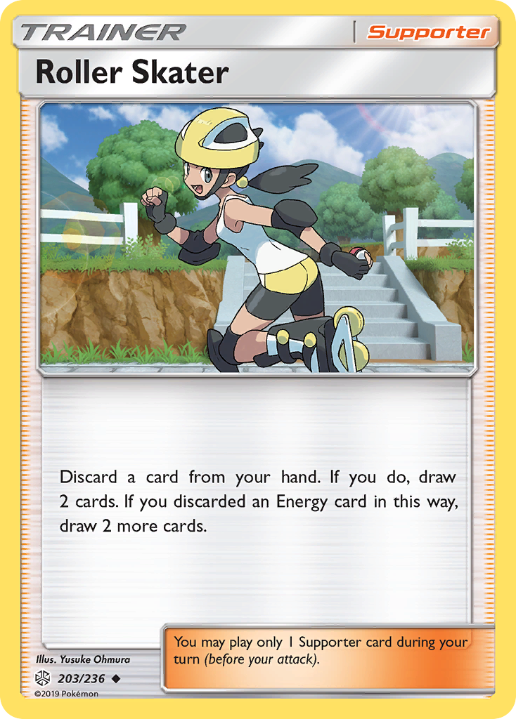 Roller Skater (203/236) [Sun & Moon: Cosmic Eclipse] | Tabernacle Games