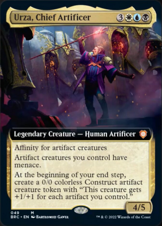 Urza, Chief Artificer (Extended Art) [The Brothers' War Commander] | Tabernacle Games