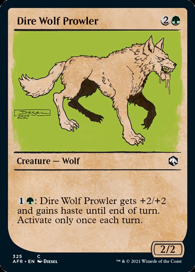 Dire Wolf Prowler (Showcase) [Dungeons & Dragons: Adventures in the Forgotten Realms] | Tabernacle Games