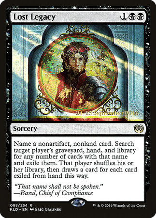 Lost Legacy [Kaladesh Promos] | Tabernacle Games