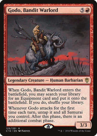 Godo, Bandit Warlord [Commander 2016] | Tabernacle Games