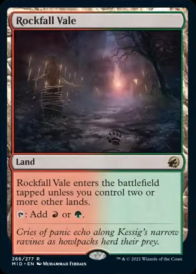 Rockfall Vale [Innistrad: Midnight Hunt] | Tabernacle Games