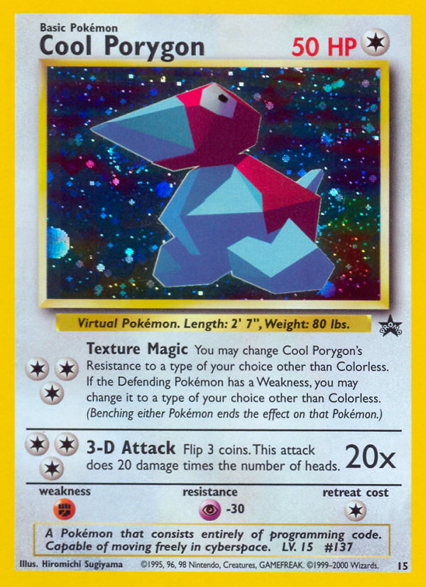 Cool Porygon (15) [Wizards of the Coast: Black Star Promos] | Tabernacle Games