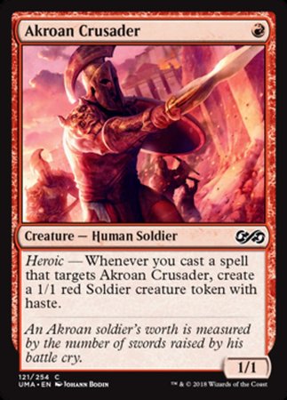 Akroan Crusader [Ultimate Masters] | Tabernacle Games