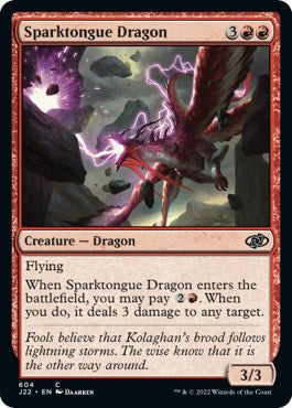 Sparktongue Dragon [Jumpstart 2022] | Tabernacle Games