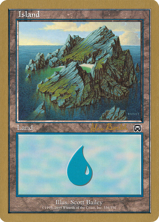 Island (ab336) (Alex Borteh) [World Championship Decks 2001] | Tabernacle Games