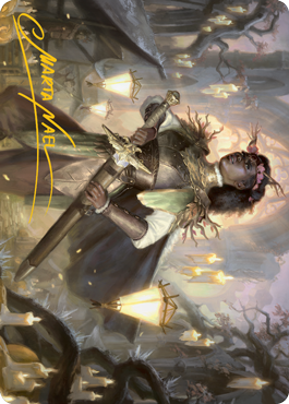 Sungold Sentinel Art Card (Gold-Stamped Signature) [Innistrad: Midnight Hunt Art Series] | Tabernacle Games