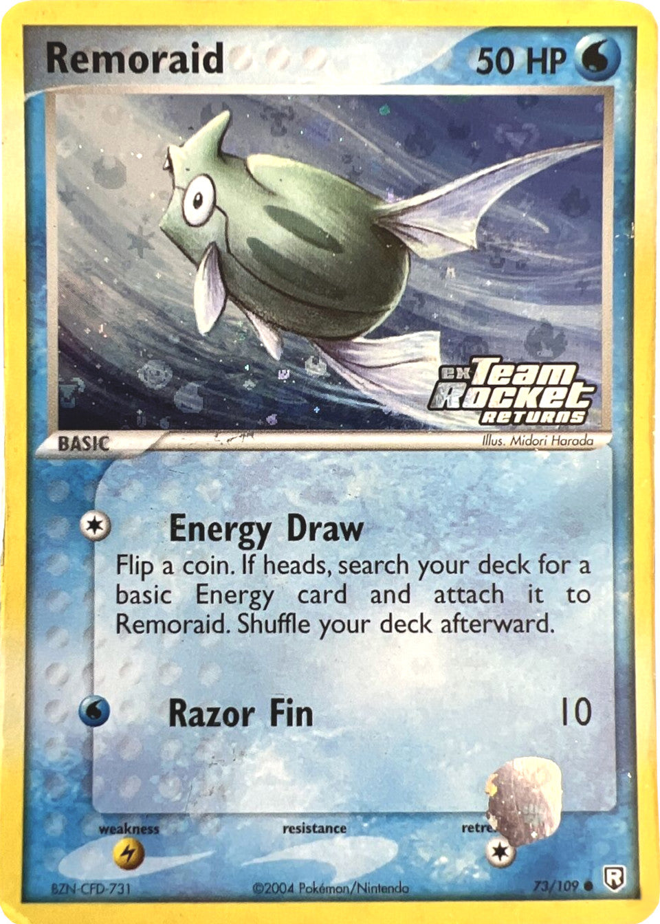 Remoraid (73/109) (Stamped) [EX: Team Rocket Returns] | Tabernacle Games