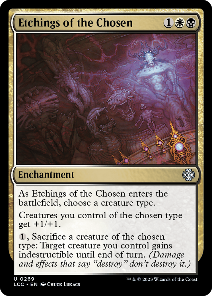 Etchings of the Chosen [The Lost Caverns of Ixalan Commander] | Tabernacle Games