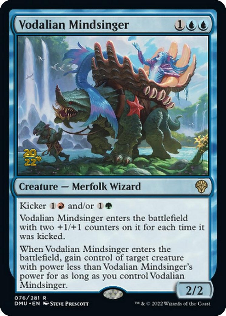 Vodalian Mindsinger [Dominaria United Prerelease Promos] | Tabernacle Games