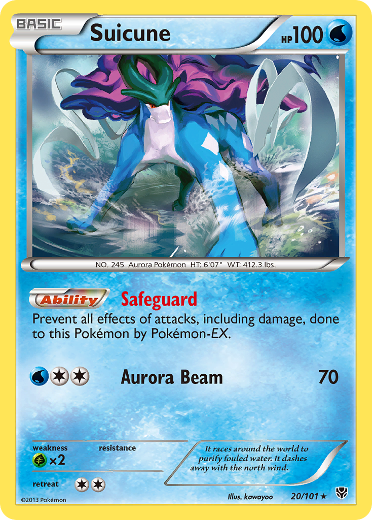 Suicune (20/101) [Black & White: Plasma Blast] | Tabernacle Games