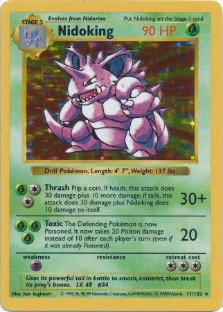 Nidoking (11/102) [Base Set Shadowless Unlimited] | Tabernacle Games