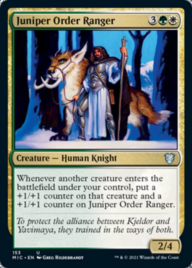 Juniper Order Ranger [Innistrad: Midnight Hunt Commander] | Tabernacle Games